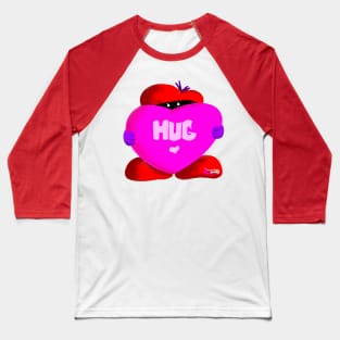 Kapheadz™ Valentine Hug Baseball T-Shirt